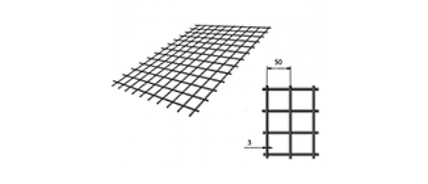 Сетка сварная (дорожная) 50х50х3мм 1х2м купить с доставкой в Ивановском